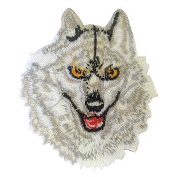 Ibestbuysell Airsoft Morale Patch 2 Wolf Patch for Backpacks - Wolf Iron on Patches for Clothing - Lone Wolf patchess for Jacket - Animal Patches Iron on - Nice Size- Stick Well - Versatile use for Jacket or Backpack
