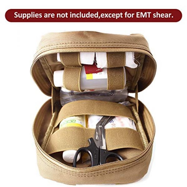 Homelegace Tactical Pouch 3 Homelegace Tactical EMT Pouch Molle Medical Utility Pouch Bag with First Aid Patch and Shear