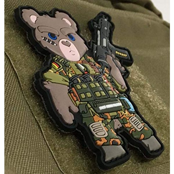 TacOpsGear Airsoft Morale Patch 5 PATCHLAB Army Police Patriot Soldier Veteran Teddy Patch