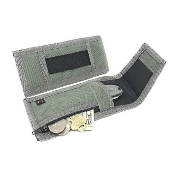 Rainbow of California Tactical Pouch 1 Rainbow of California Mini Flashlight Knifecase Holder Outside Zipper Pocket USA (Foliage Green)