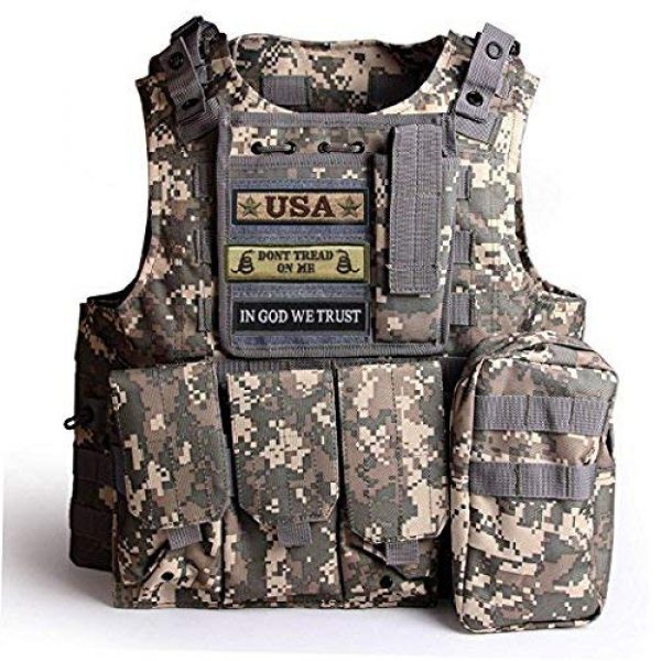 EJG Airsoft Morale Patch 7 EJG 2 Pack 3x2"Velcro Patches Tactical Patch Texas Flag Military Army with Velcro Decorative Embroidered Appliques Personalized for Backpacks DIY Cap Clothing Cosplay Custom Dog Harness