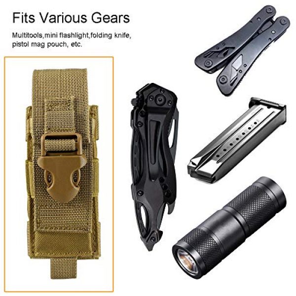 Depring Tactical Pouch 3 Depring Tactical Single Sheath Holster Utility Tool Holder Case Horizontal Vertical Pistol Mag Pouch