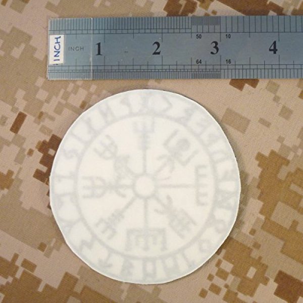 LEGEEON Airsoft Morale Patch 3 LEGEEON Multicam Vegvisir Viking Compass Norse Rune Morale Scorpion OCP Sew Iron on Patch