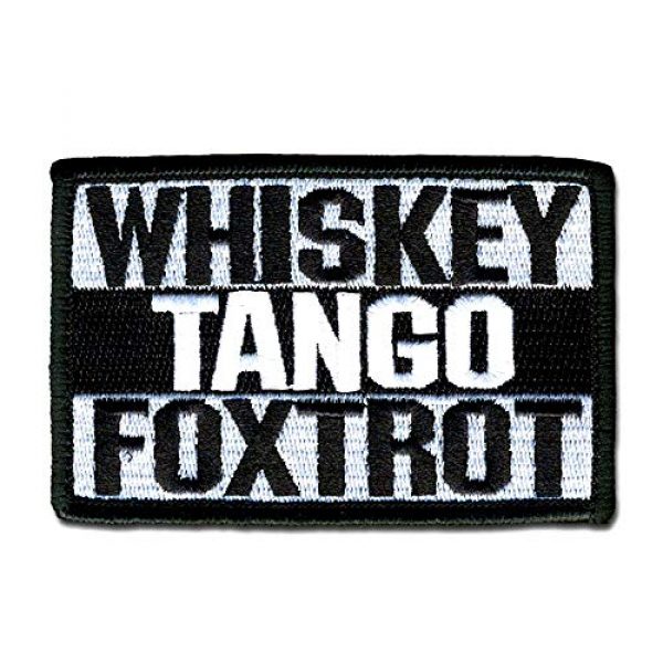 BASTION Airsoft Morale Patch 1 BASTION Morale Patches (Whiskey Tango Foxtrot, BNW) | 3D Embroidered Patches with Hook & Loop Fastener Backing | Well-Made Clean Stitching, Military Patches for Tactical Bag, Hats & Vest