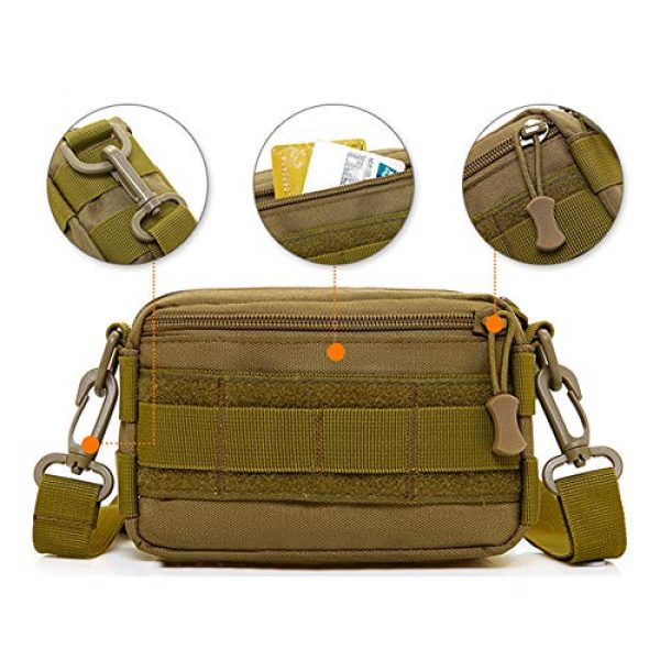 BREEZEY Tactical Pouch 7 BREEZEY 600D Nylon Outdoor Traveling Gear Molle Pouch Drop Bag Camera Magazine Storage Bag