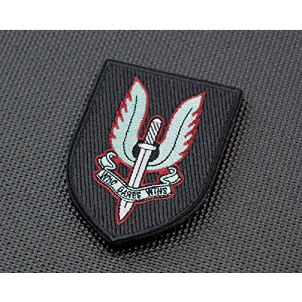 BritKitUSA Airsoft Morale Patch 2 BritKitUSA Premium Embroidered 22 SAS Regiment Winged Dagger Morale Patch UKSF Hereford