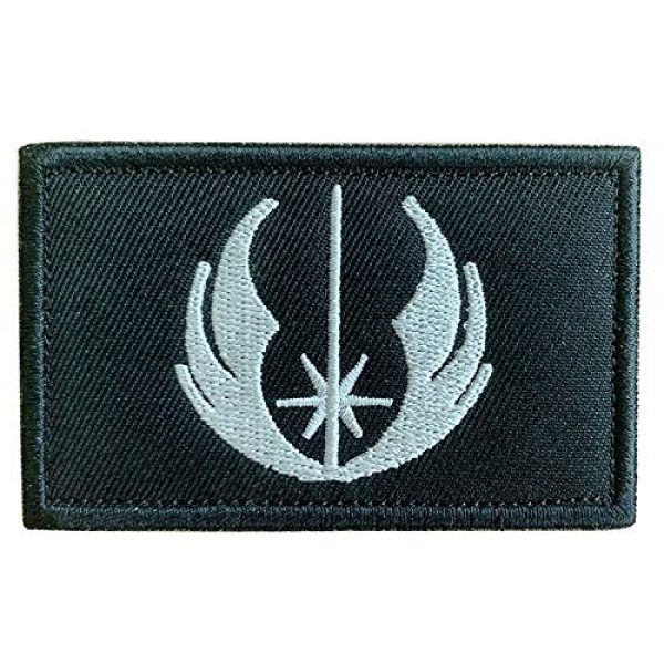 Antrix Airsoft Morale Patch 1 Antrix Tactical Movie Film Jedi Order Galactic Republic Morale Patch Hook and Loop Fastener Jedi Order Military Applique Emblem Patch -3.15"x2"