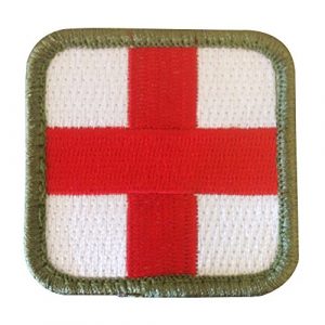 Backwoods Barnaby Airsoft Morale Patch 1 Backwoods Barnaby Medic Cross Morale Tactical Patch with Hook