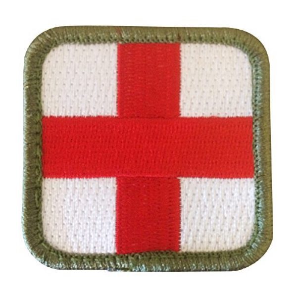 Backwoods Barnaby Airsoft Morale Patch 1 Backwoods Barnaby Medic Cross Morale Tactical Patch with Hook