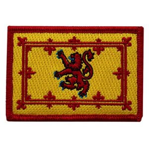 Gadsden and Culpeper Airsoft Morale Patch 1 Lion Rampant of Scotland Flag Tactical Morale Patch - 2"x3"