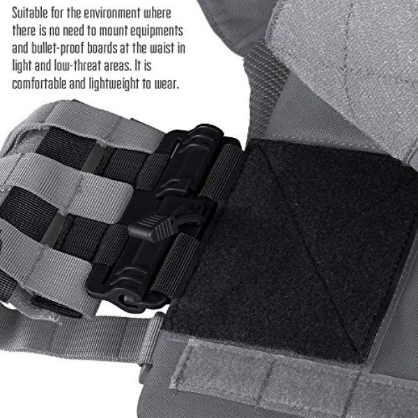 LIVANS Tactical Pouch 5 LIVANS Quick Release Buckle Set for Plate Carrier, Molle Side Belt Cummerbund Fast Fit Buckle Set Single Point Quick Release Assembly