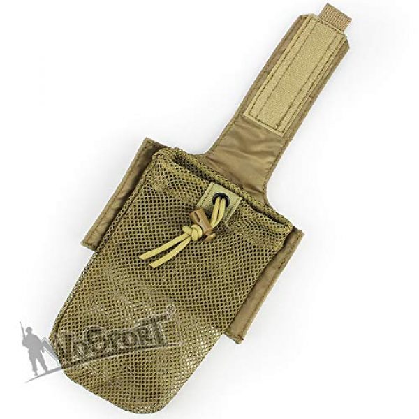 Tactical Area Tactical Pouch 2 Tactical Military Molle Hidden Folding Kettle Bag, Tactical Vest Accessory Bag