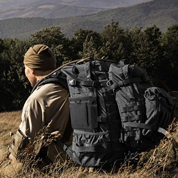 FRTKK Tactical Pouch 7 FRTKK Tactical Molle Drawstring Magazine Dump Pouch Outdoor Ammo Pouch, Adjustable Military Utility Belt Fanny Hip Holster Bag