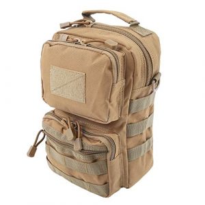 Oumefar Tactical Pouch 2 Outdoor Sports Camping Hiking Daypacks Durable Mountaineering Backpack Mountaineering Bag for Students, Office for Travel Business College