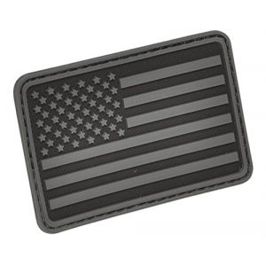 HAZARD 4 Airsoft Morale Patch 1 HAZARD 4 USA Flag (Left Arm) Rubber Patch (R)