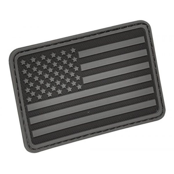 HAZARD 4 Airsoft Morale Patch 1 HAZARD 4 USA Flag (Left Arm) Rubber Patch (R)
