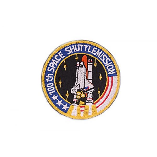 VOZUKO Airsoft Morale Patch 3 VOZUKO Morale Patch USA NASA Astronaut Space 3D Embroidered Flight Space Explorer Research Combination Badge Patch