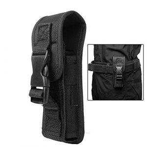 Pvnoocy Tactical Pouch 1 Nylon Outdoor Hunting Tactical Flashlight Pouch Combat Molle Electronic Torch Waist Bag Small Size Portable Flashlight Holster