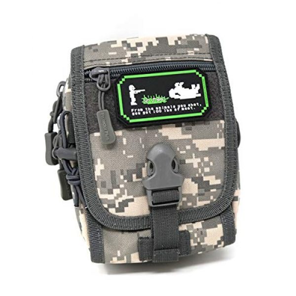 Stinking Patch Co. Airsoft Morale Patch 2 Oregon Trail Hunting Scene PVC Rubber Tactical Patch | Oregon Trail Inspired | Funny Morale Patch
