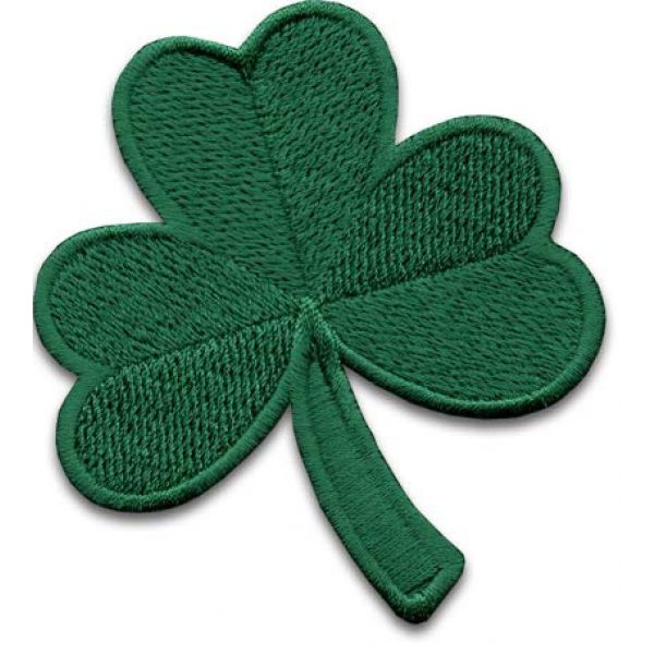 Straveg Airsoft Morale Patch 3 Iron On Patches -Green Irish Clover Patch 1pcs Iron On Ireland Patch Lucky Shamrock Embroidered Applique S-83