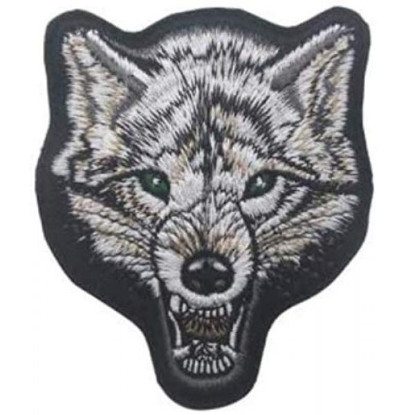 Tactical Embroidery Patch Airsoft Morale Patch 1 Tactical Wolf Tactical Embroidery Patch Hook & Loop Morale Patch Military Patch for Clothing Accessory Backpack Armband