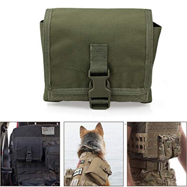 Livans Tactical Pouch 2 Livans Molle Gadget Pouch, Tactical Admin Pouches Versatile EDC Utility Gear Oraganizer Small Ammo Pouch Carry Belt Attachment