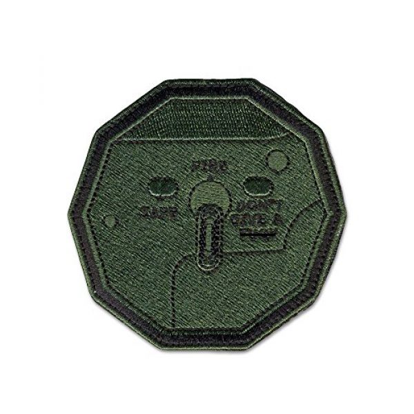 BASTION Airsoft Morale Patch 1 BASTION Morale Patches (Don't Give F Switch, ODG) | 3D Embroidered Patches with Hook & Loop Fastener Backing | Well-Made Clean Stitching | Military Patches for Tactical Bag, Hats & Vest