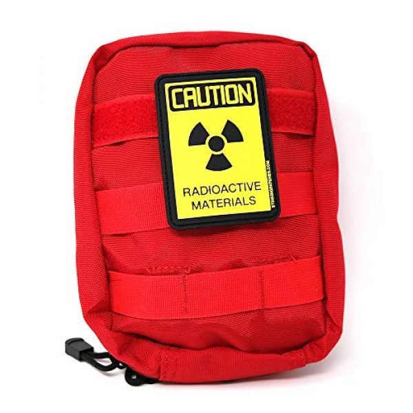 Stinking Patch Co. Airsoft Morale Patch 4 Caution Radioactive Materials PVC Tactical Patch | Funny and Practical!