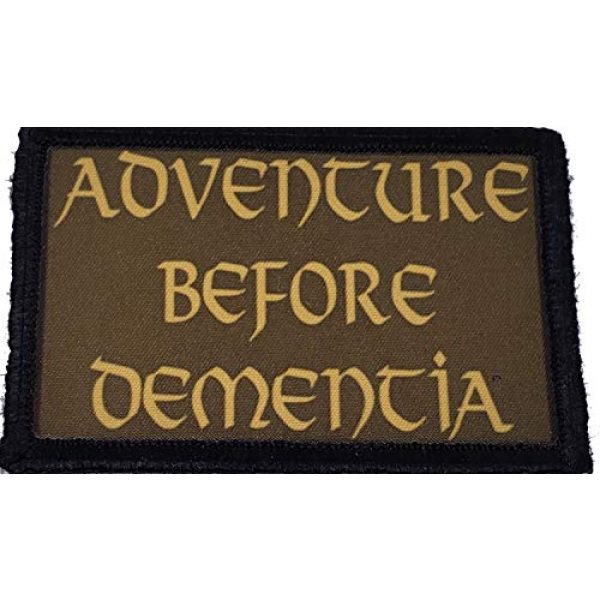 RedheadedTshirts Airsoft Morale Patch 1 Adventure Before Dementia Funny Morale Patch Funny Tactical Military 2x3"