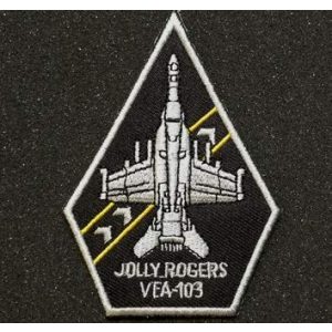 Embroidered Patch Airsoft Morale Patch 1 VFA-103 Coffin Jolly Rogers F/A 18 F Super Hornet 3D Tactical Patch Military Embroidered Morale Tags Badge Embroidered Patch DIY Applique Shoulder Patch Embroidery Gift Patch