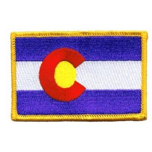 Backwoods Barnaby Airsoft Morale Patch 1 Colorado Flag Morale Patch/U.S. State Tactical Patch Collection w/Hook & Loop (CO, Garrison, 2" x 3")