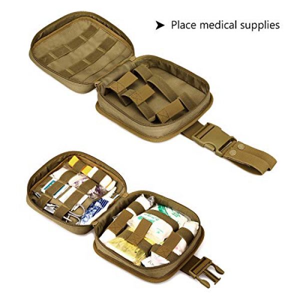 ArcEnCiel Tactical Pouch 4 ArcEnCiel Leg Bag Tactical Military First Aid Pouch Drop Waist Thigh Hip Fanny Pack Tool Gear for Paintball Airsoft Motorcycle Riding