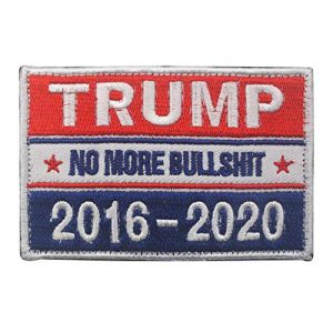 Tactical Embroidery Patch Airsoft Morale Patch 1 Trump Make America Great Again Tactical Embroidery Patch Hook & Loop Morale Patch Military Patch for Clothing Accessory Backpack Armband (color4)