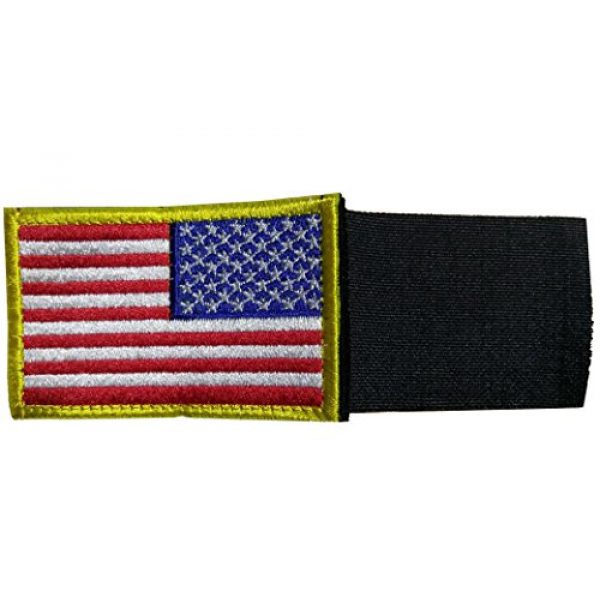 Monte Everest Airsoft Morale Patch 2 Tactical American Flag Patch United States of America (USA) Morale Embroidered Military Uniform Emblem