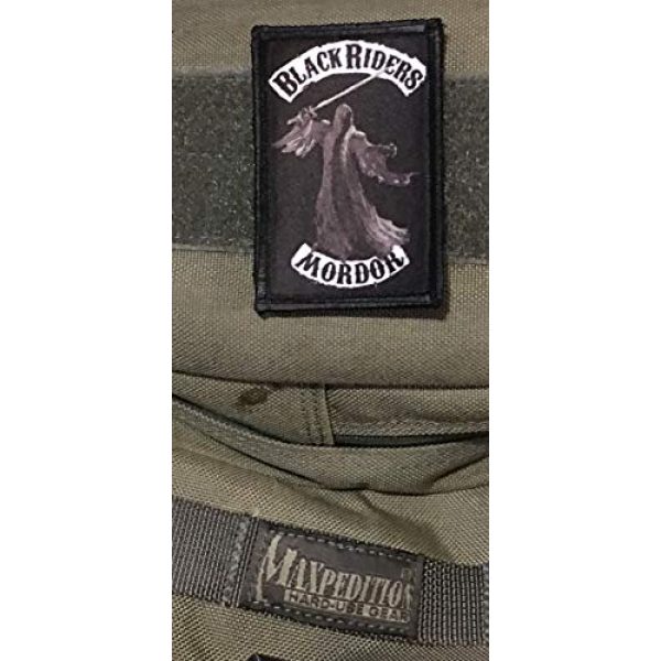 RedheadedTshirts Airsoft Morale Patch 2 Black Riders of Mordor Morale Patch Funny Tactical Military 2x3"