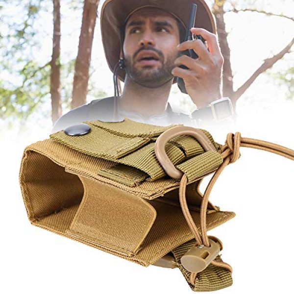 Hoseten Tactical Pouch 5 Durable Radio Holder, Radio Case, Portable Cosplay Tool Camping Bag for Outdoor Sports