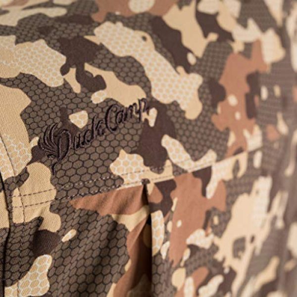 Duck Camp Tactical Shirt 4 Duck Camp Men's Button Down Long Sleeve Hunting Shirt Midweight | Late Season Wetland Camouflage