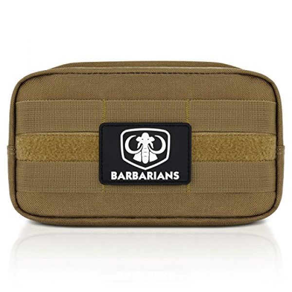 Barbarians Tactical Pouch 2 Barbarians Tactical MOLLE Utility Pouch Compact Horizontal, EDC Multi-Purpose Admin Pouch Bag