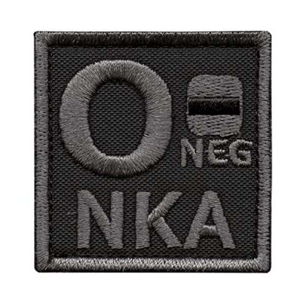 LEGEEON Airsoft Morale Patch 1 Subdued O NEG O- NKA Blood Type ACU Morale Army Tactical Embroidery Fastener Patch