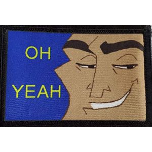 RedheadedTshirts Airsoft Morale Patch 1 Kronk Oh Yeah Funny Morale Patch Morale Patch Tactical Military. 2x3" Hook and Loop Made in The USA