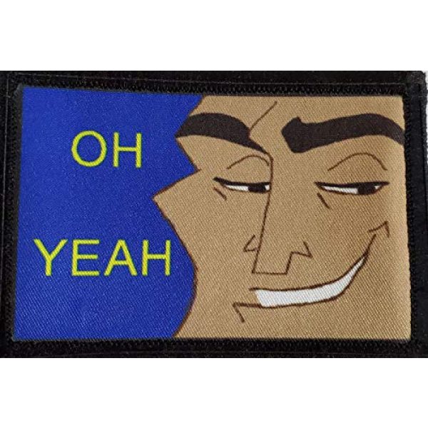 RedheadedTshirts Airsoft Morale Patch 1 Kronk Oh Yeah Funny Morale Patch Morale Patch Tactical Military. 2x3" Hook and Loop Made in The USA