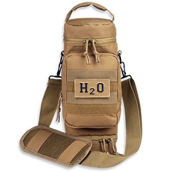 Orca Tactical Tactical Pouch 1 Orca Tactical Military MOLLE Water Bottle Pouch H2O Hydration Carrier Holder