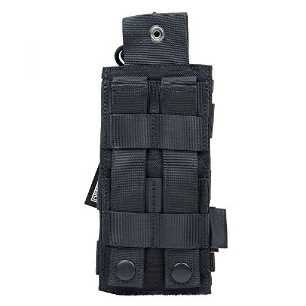 LytHarvest Tactical Pouch 4 LytHarvest Tactical Universal Radio Holster/Molle Radio Pouch Holder Military Molle Radio Case for Baofeng Motorola Midland CB Walkie Talkies Compatible with 5.11 Bags