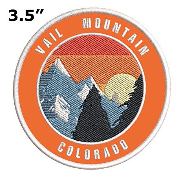Appalachian Spirit Airsoft Morale Patch 2 Vail Mountain, Colorado Ski Restort Mountain Embroidered Premium Patch DIY Iron-on or Sew-on Decorative Badge Emblem Vacation Souvenir Travel Gear Clothes Appliques