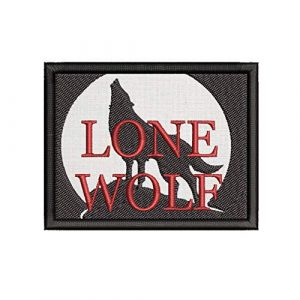 Appalachian Spirit Airsoft Morale Patch 1 Lone Wolf Tactical Saying Morale Military Tag Embroidered Premium Patch DIY Iron-on or Sew-on Decorative Badge Emblem Gear Clothes Appliques