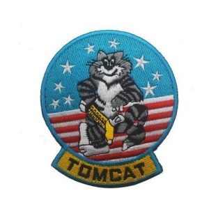 Embroidered Patch Airsoft Morale Patch 1 Navy F-14 Tomcat Tom Cat Baby 3D Tactical Patch Military Embroidered Morale Tags Badge Embroidered Patch DIY Applique Shoulder Patch Embroidery Gift Patch