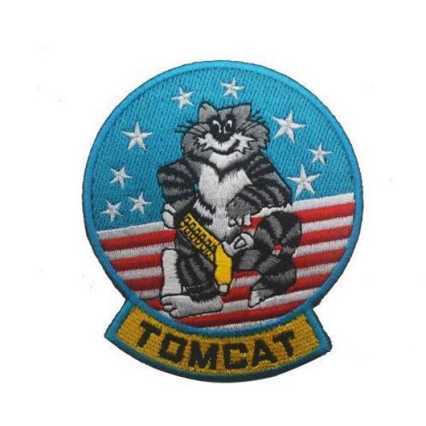 Embroidered Patch Airsoft Morale Patch 1 Navy F-14 Tomcat Tom Cat Baby 3D Tactical Patch Military Embroidered Morale Tags Badge Embroidered Patch DIY Applique Shoulder Patch Embroidery Gift Patch