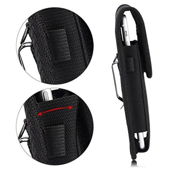 EpicDealz Tactical Pouch 4 GALAXY S5 , GALAXY S6 , S6 EDGE , S7 , S8 , S9 , Pouch Holster Case Rugged vertical nylon belt loop clip Fits SAMSUNG GALAXY S5 / S6 / S6 EDGE / S7 / S8 /S9 with Lifeproof Waterproof cover case