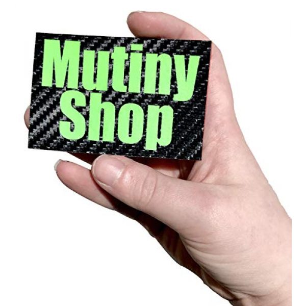 Mutiny Shop Airsoft Morale Patch 5 1x3 Custom Text Vinyl Patch - Huge Variety of Colors and Sizes - Name Tape
