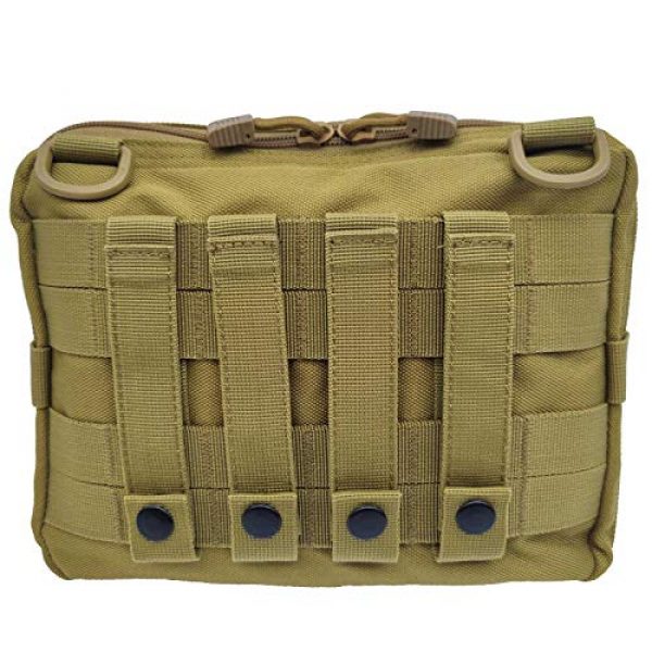 PatiosGuard Tactical Pouch 5 PatiosGuard Tactical Admin Molle Pouch, Utility Tool Bag Medical EDC EMT Attachment Case for Ourdoor Sports Hunting Hicking